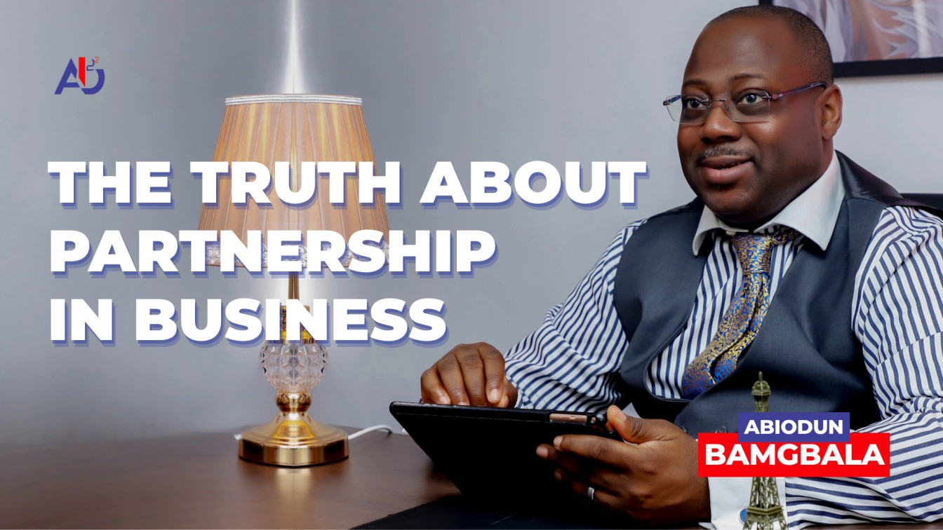 THE TRUTH ABOUT PARTNERSHIP IN BUSINESS